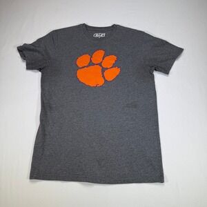 Clemson Tigers T Shirt Mens Medium‎ NCAA College Football Gray Graphic Tee